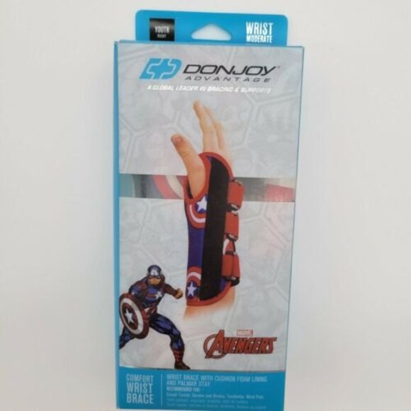 Don Joy Comfort Wrist Brace Moderate YOUTH RIGHT Marvel SPIDERMAN - Picture 1 of 3